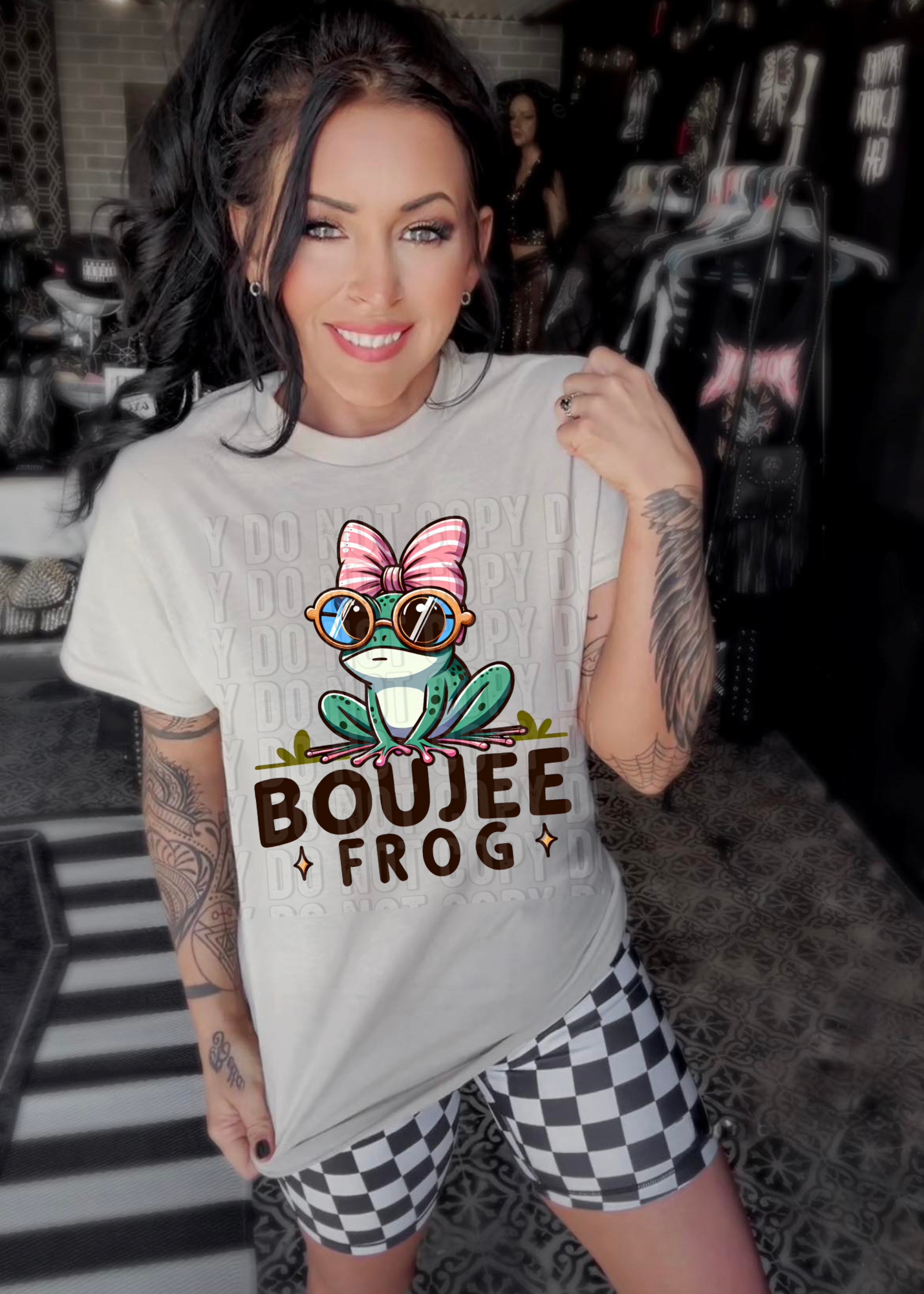 Boujee Frog DTF Transfer