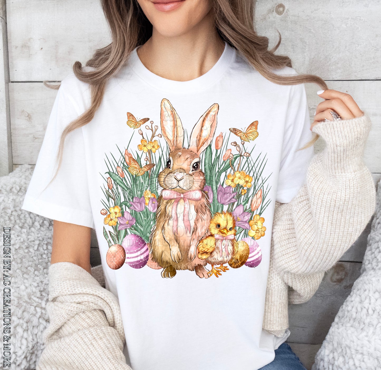 Bunny Chick DTF Transfer