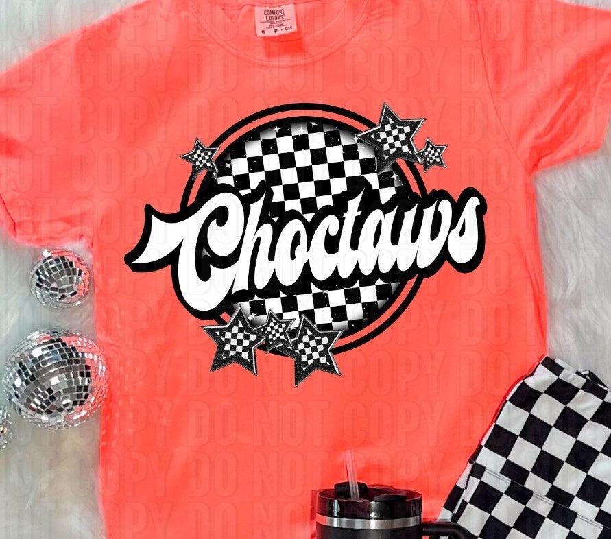 Choctaws Checker Mascot DTF Transfer