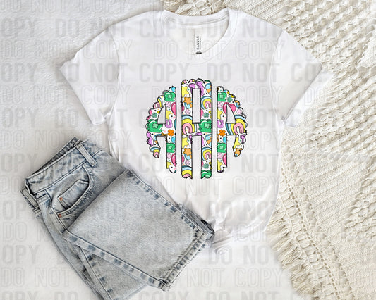 Charms Of Luck Monogram DTF Transfer