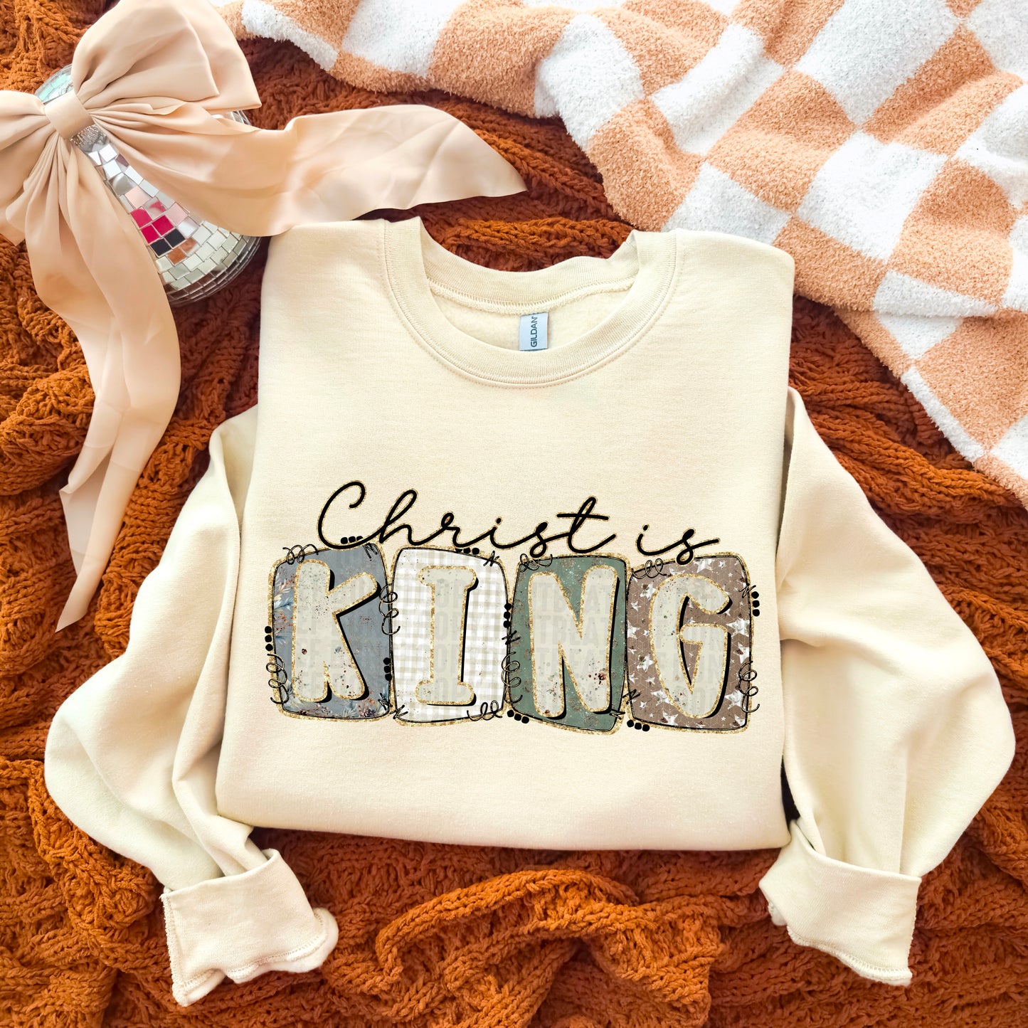 Christ Is King DTF Transfer