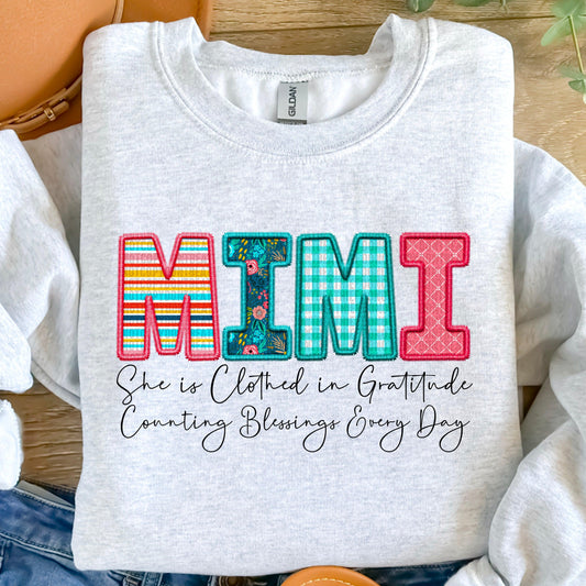 Mimi Clothed In Gratitude DTF Transfer