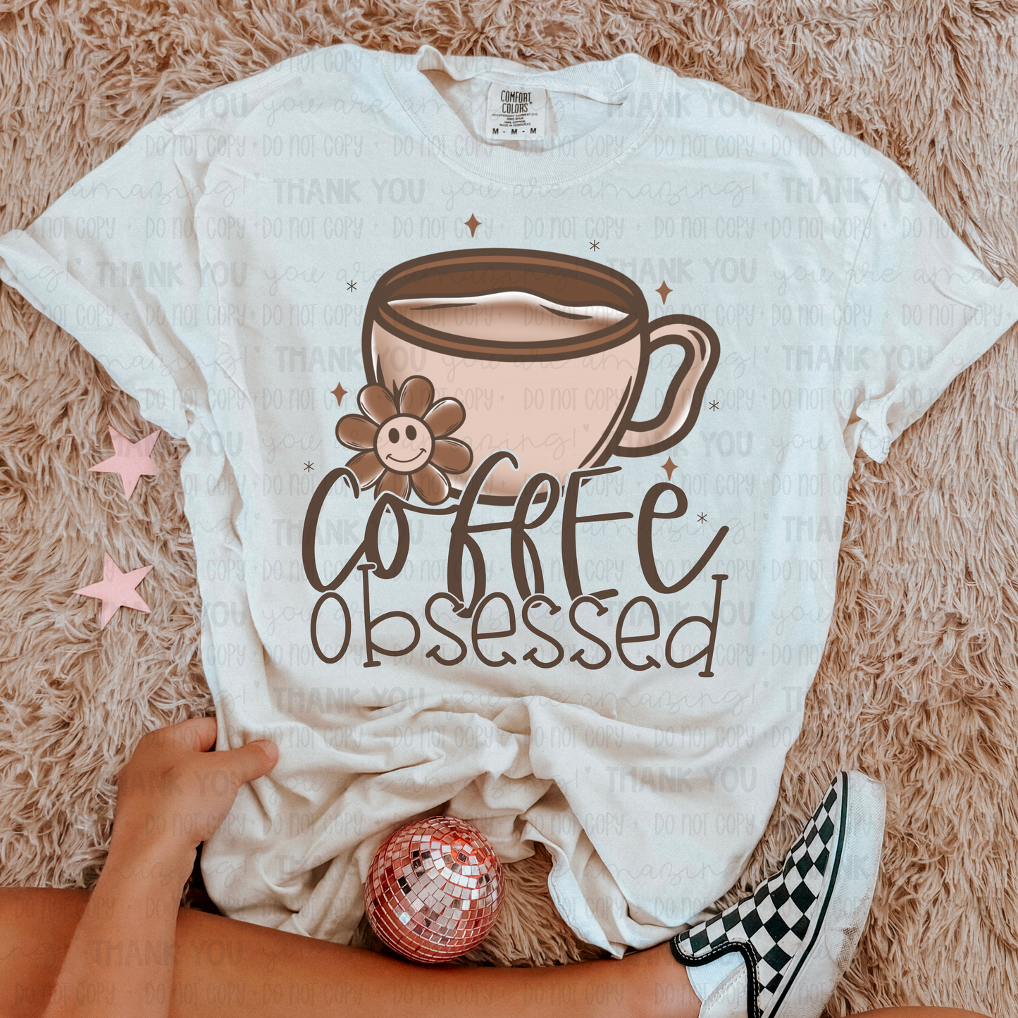 Coffee Obsessed DTF Transfer