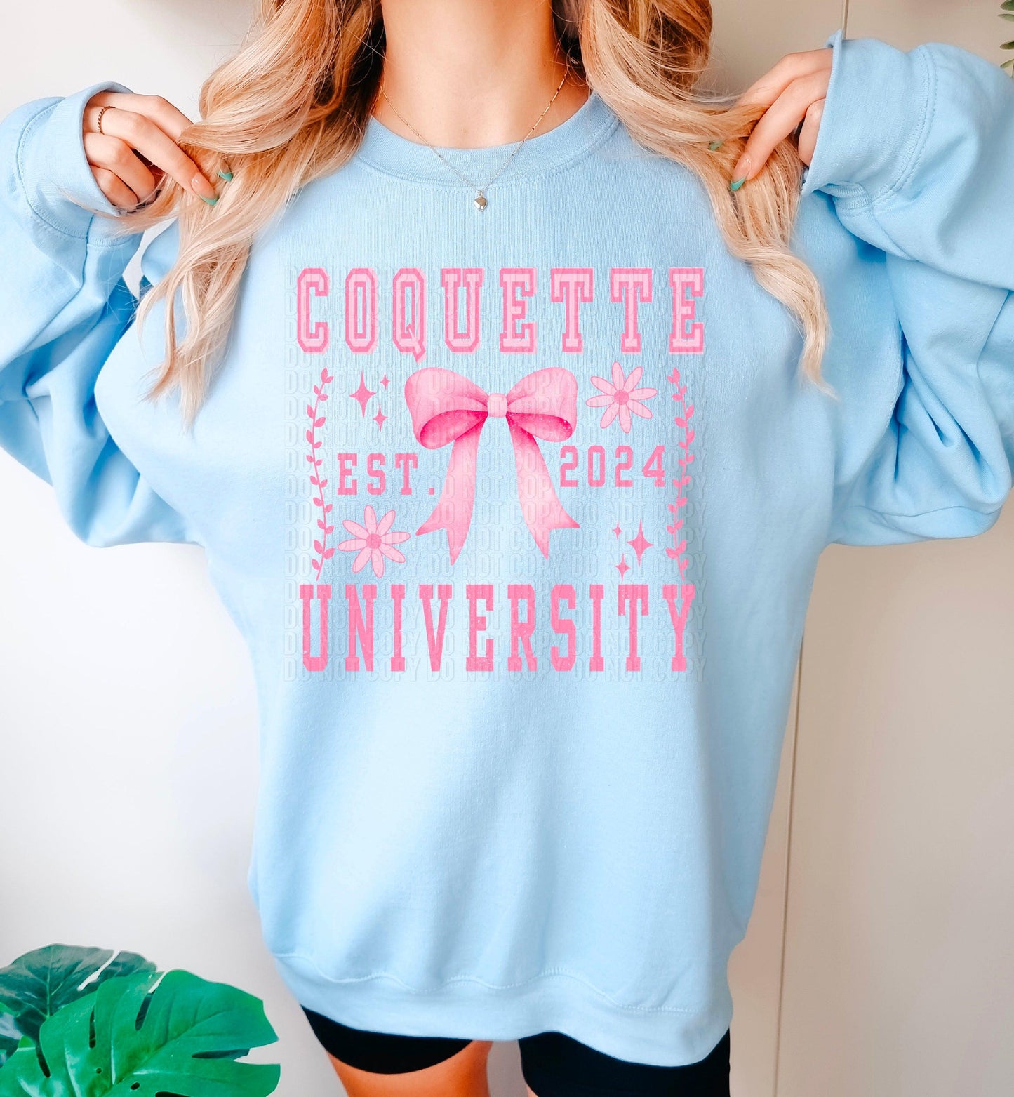 Coquette University DTF Transfer