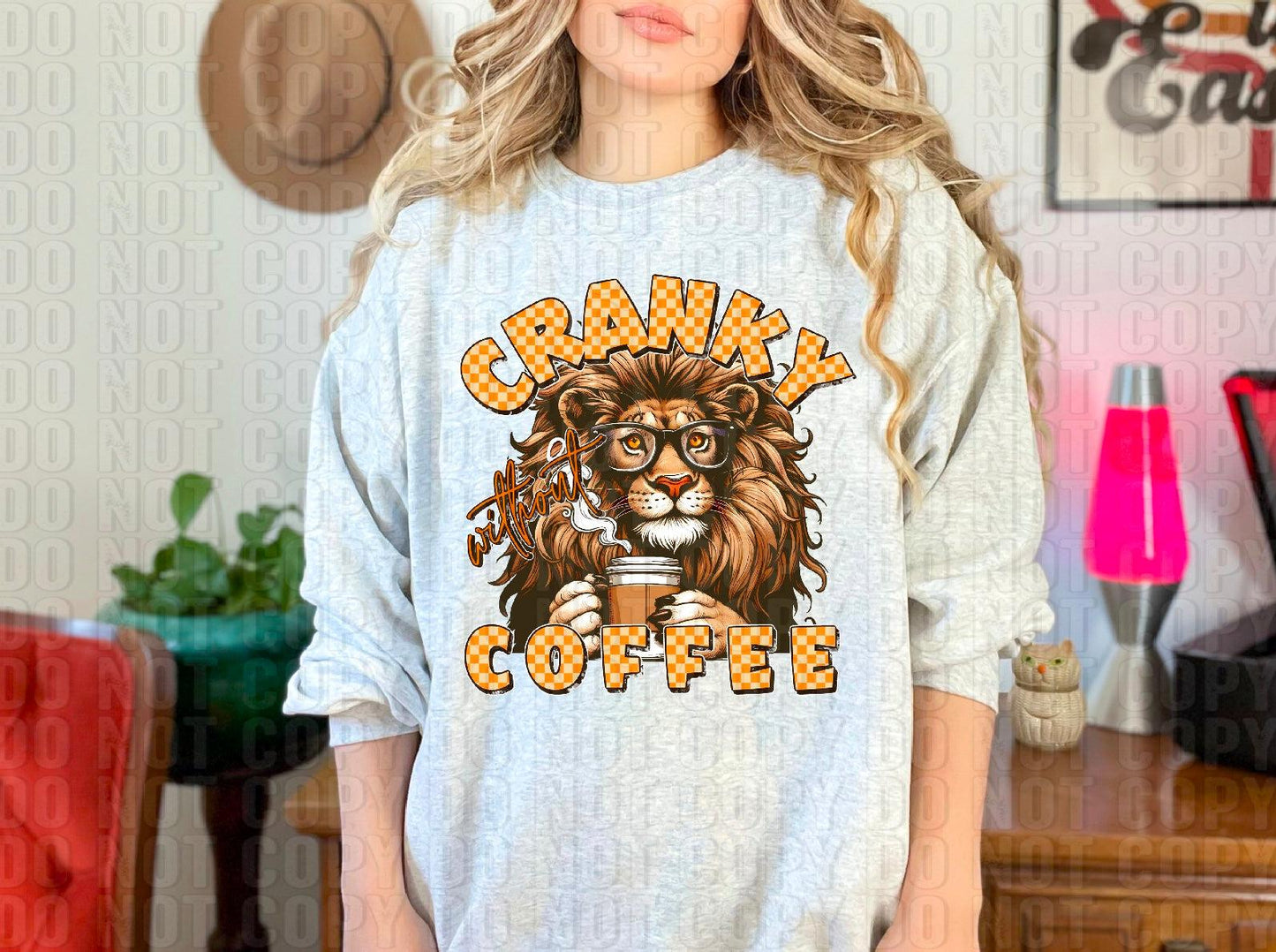 Cranky Coffee DTF Transfer