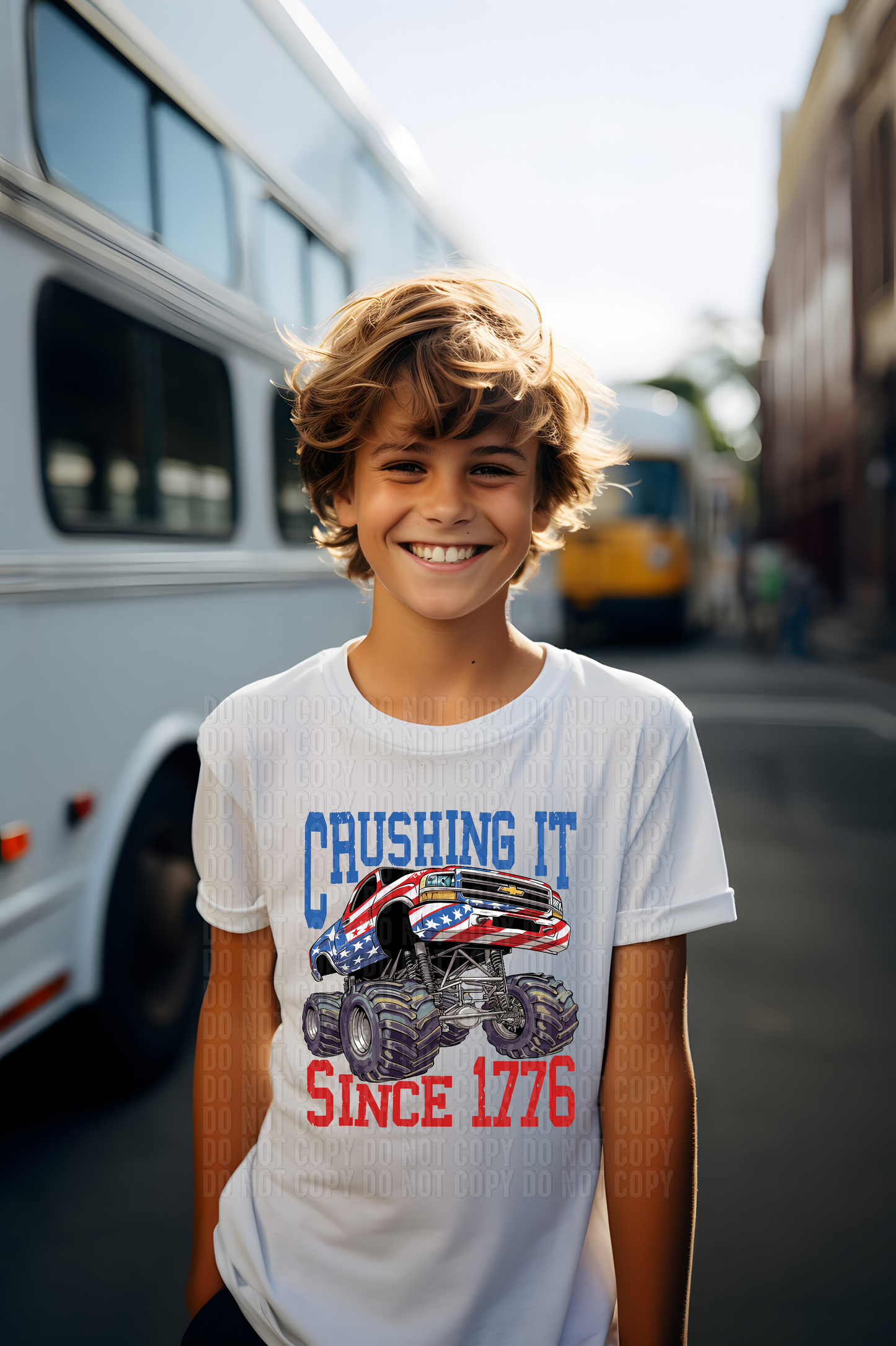 Crushing It Since 1776 DTF Transfer