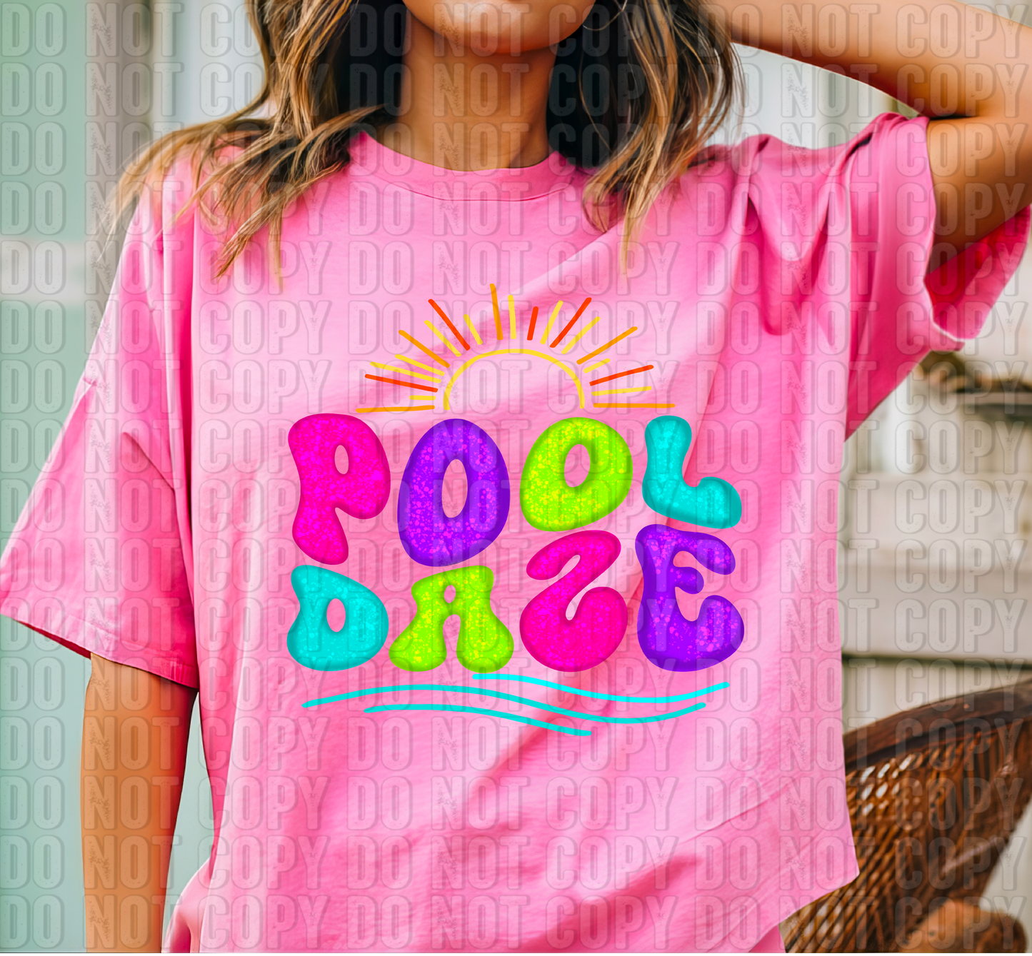Pool Daze DTF Transfer