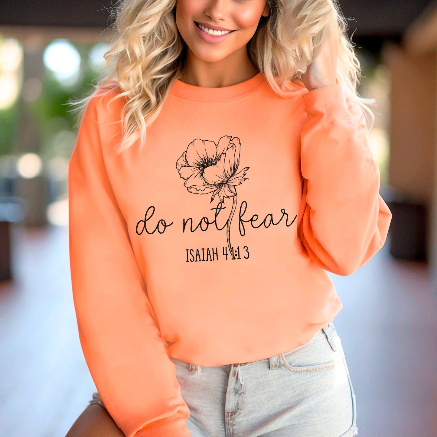 Do Not Fear Black Font DTF Transfer