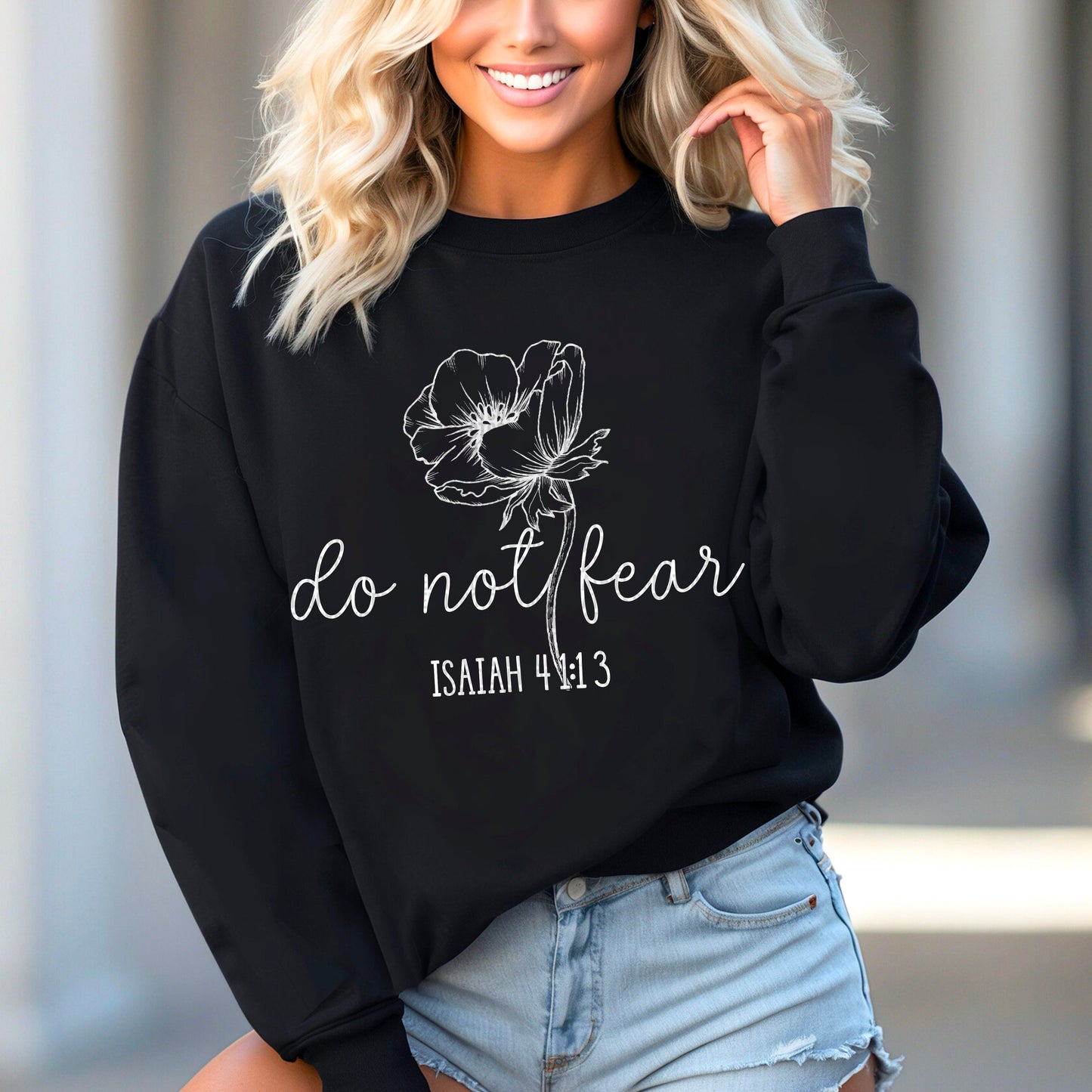 Do Not Fear White Font DTF Transfer