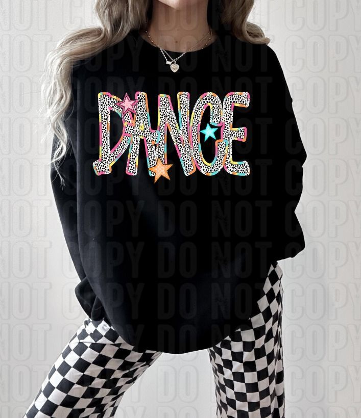 Dottie Bright Dance DTF Transfer