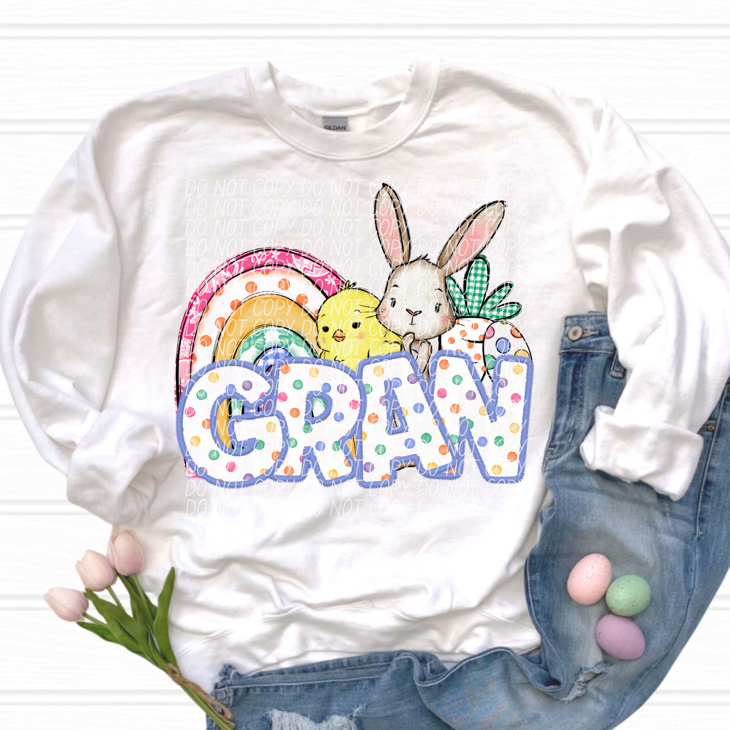 Gran Easter Name DTF Transfer