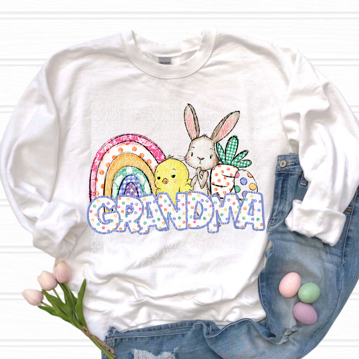Grandma Easter Name DTF Transfer