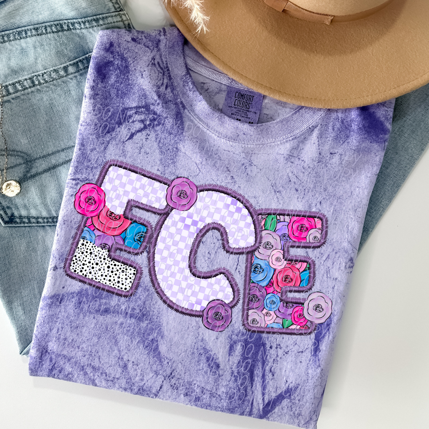 ECE Pretty In Purple DTF Transfer