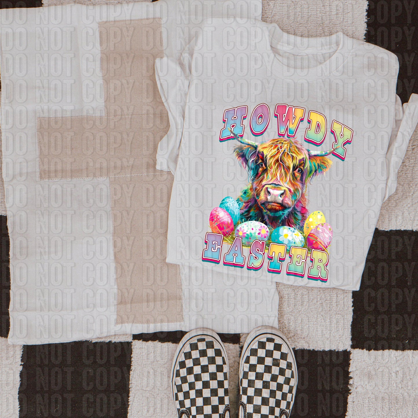 Howdy Easter DTF Transfer