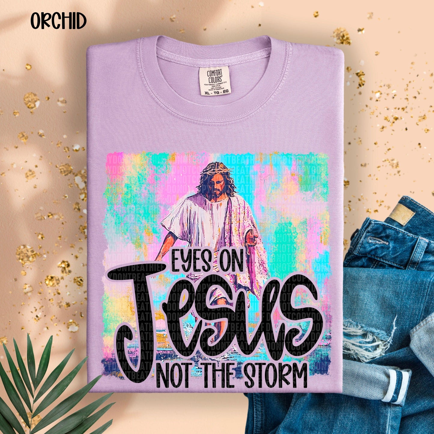 Eyes On Jesus DTF Transfer
