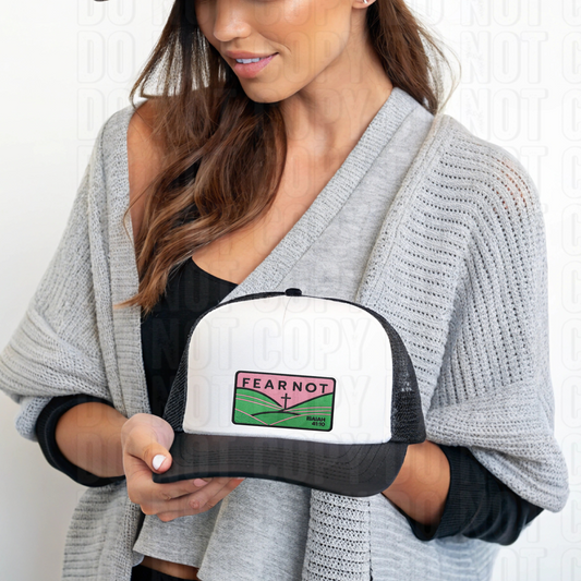 Fear Not Hat Patch DTF Transfer