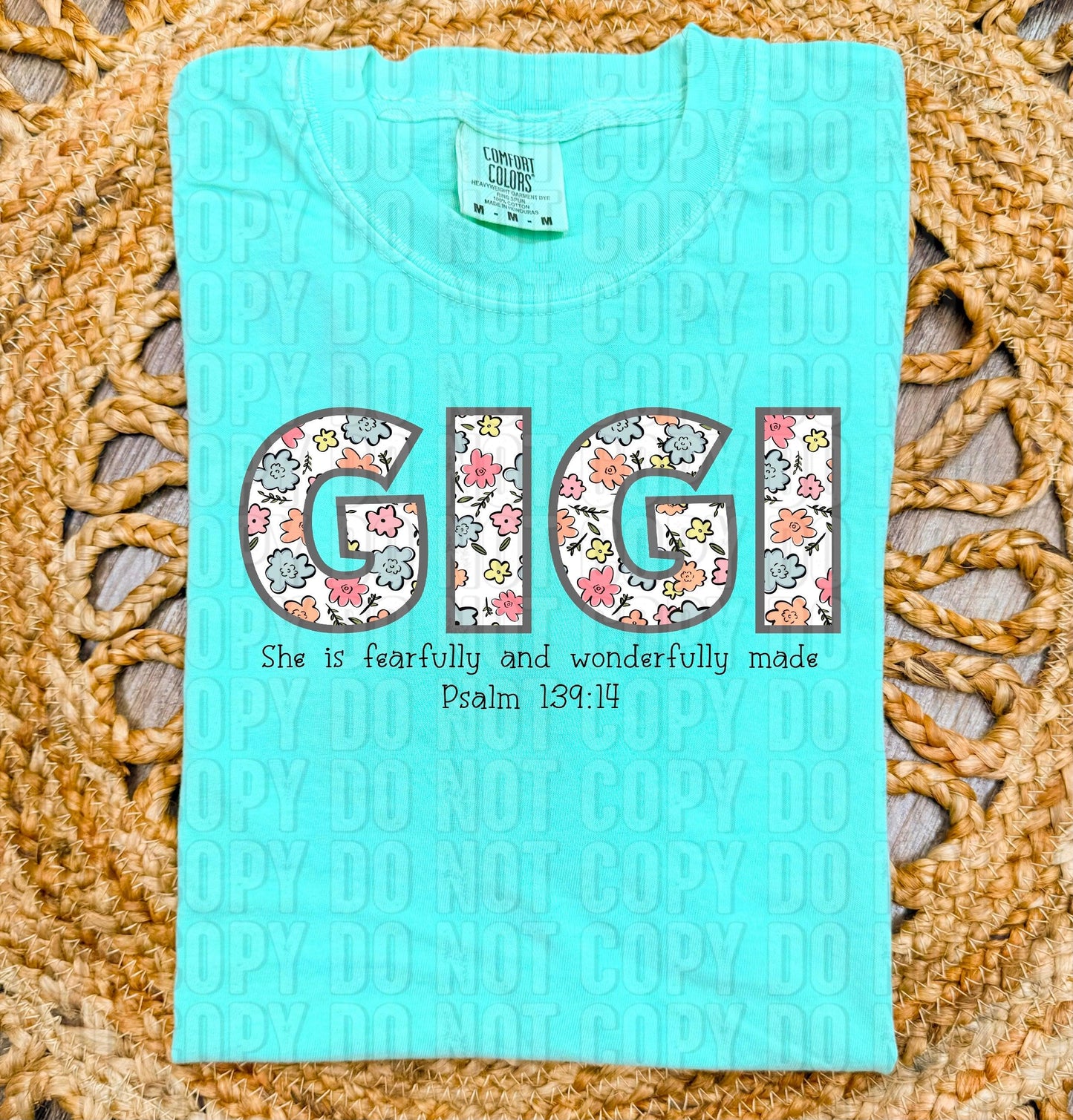 Gigi Fearfully And Wonderfully Made DTF Transfer
