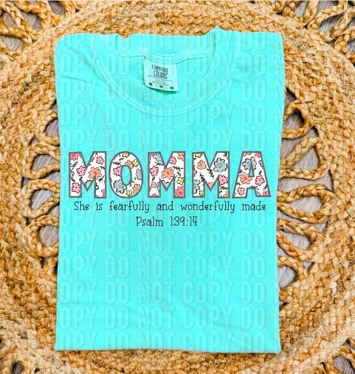 Momma Fearfully And Wonderfully Made DTF Transfer