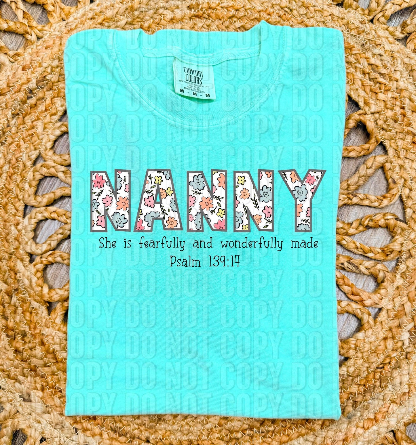 Nanny Fearfully And Wonderfully Made DTF Transfer