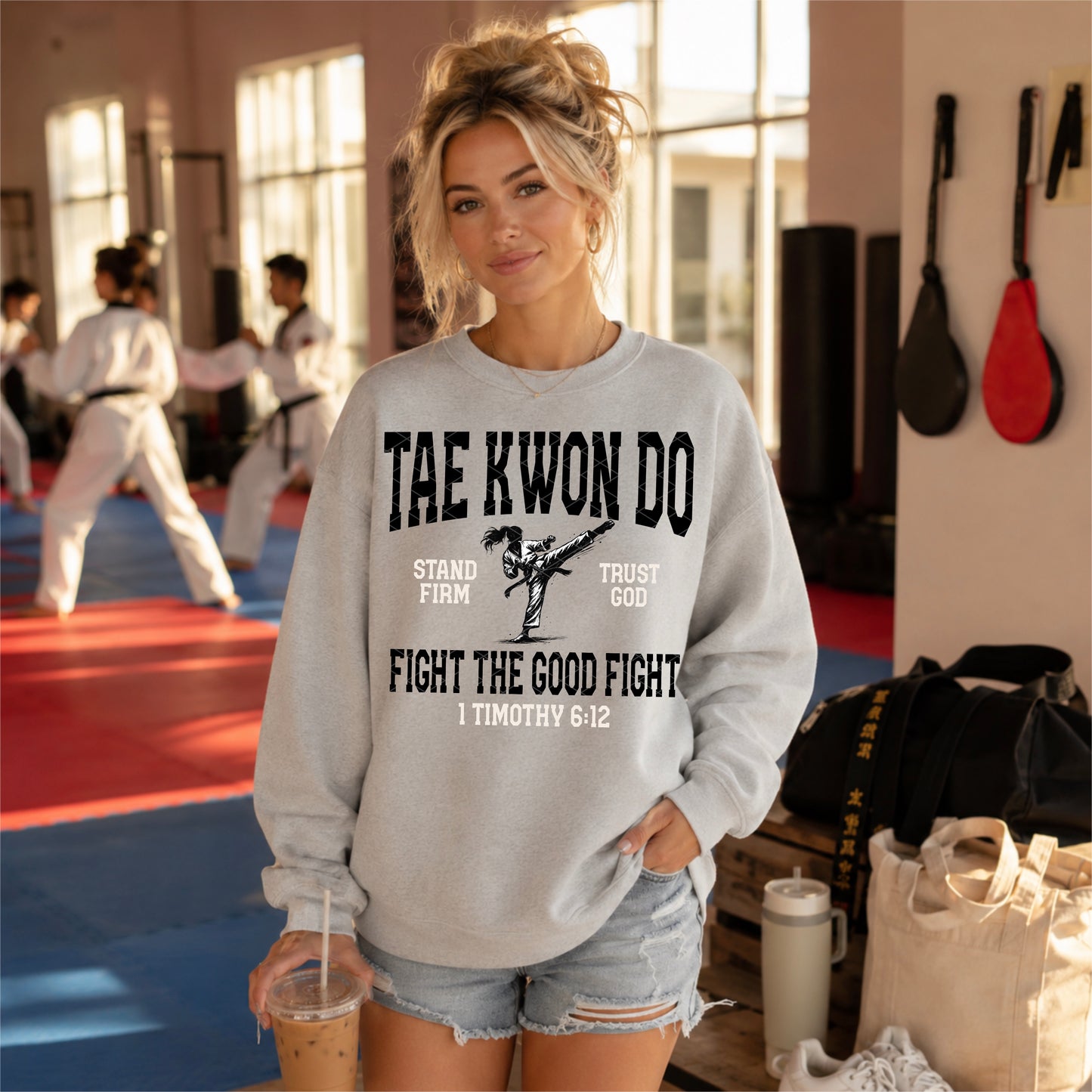 Tae Kwon Do | Fight The Good Fight Girl DTF Transfer
