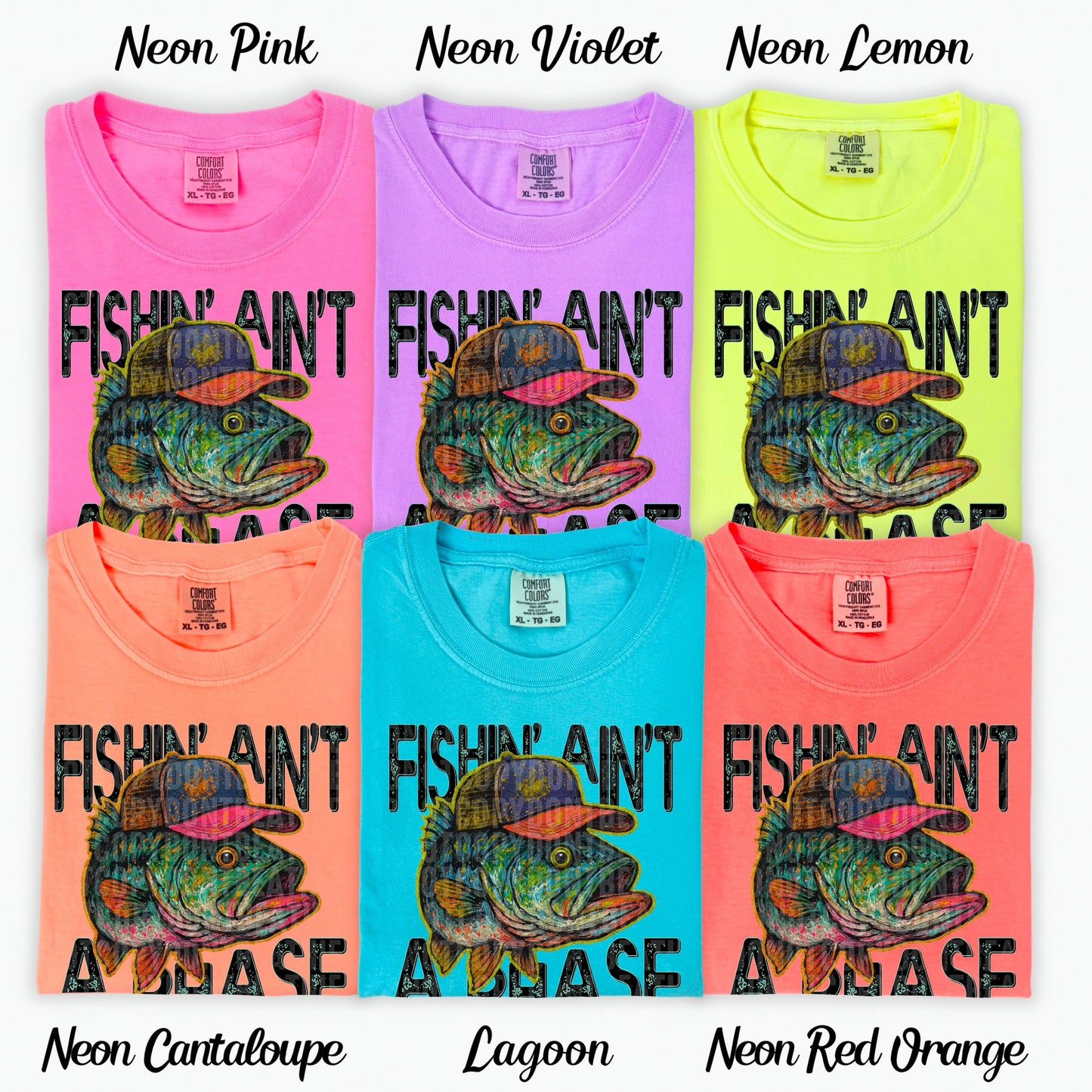 Fishin Ain't A Phase DTF Transfer