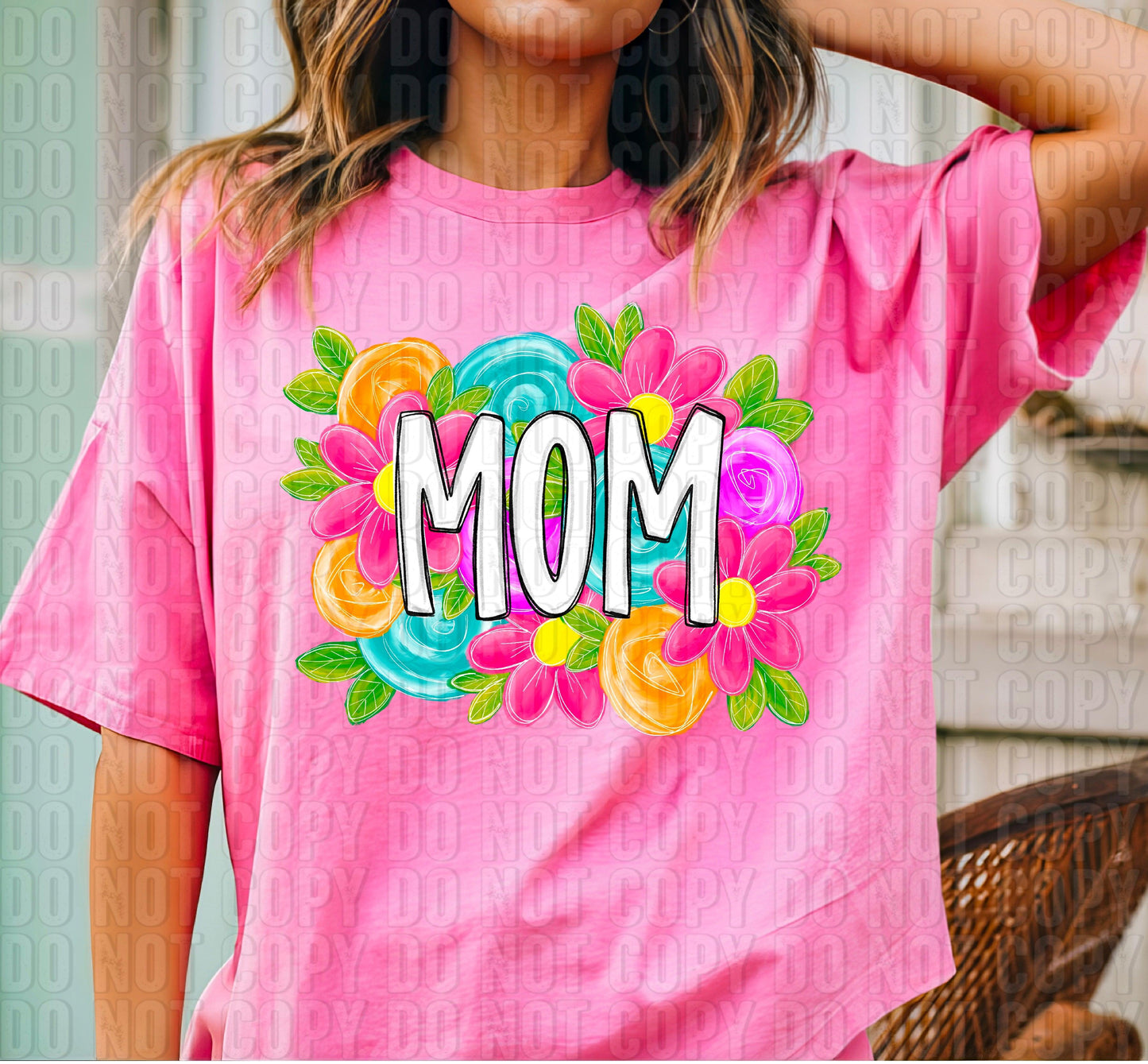 Mom Spring Floral DTF Transfer