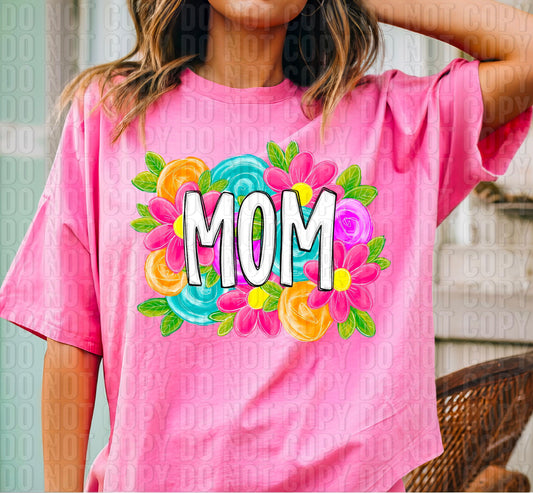 Mom Spring Floral DTF Transfer
