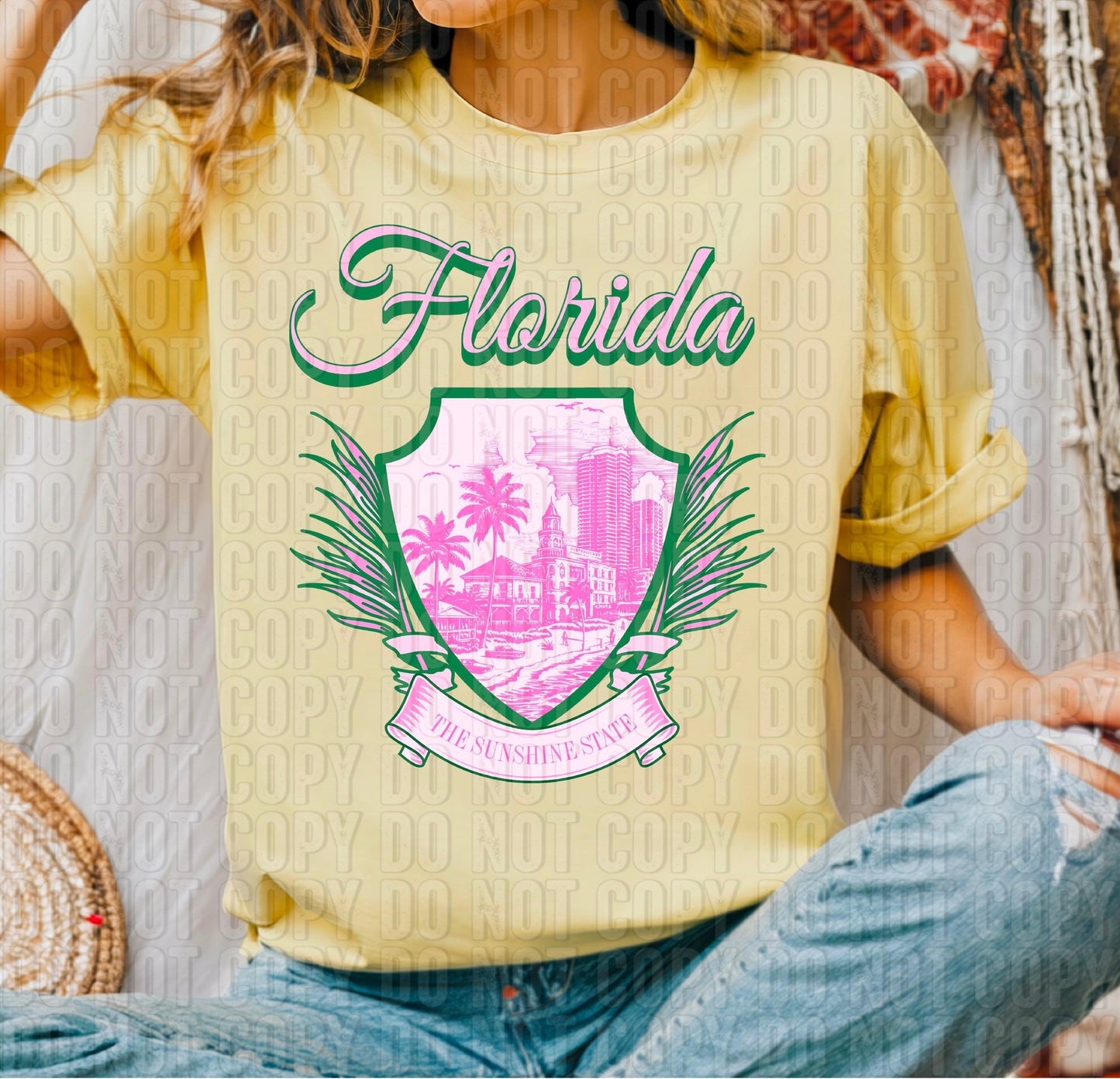 Florida The Sunshine State DTF Transfer
