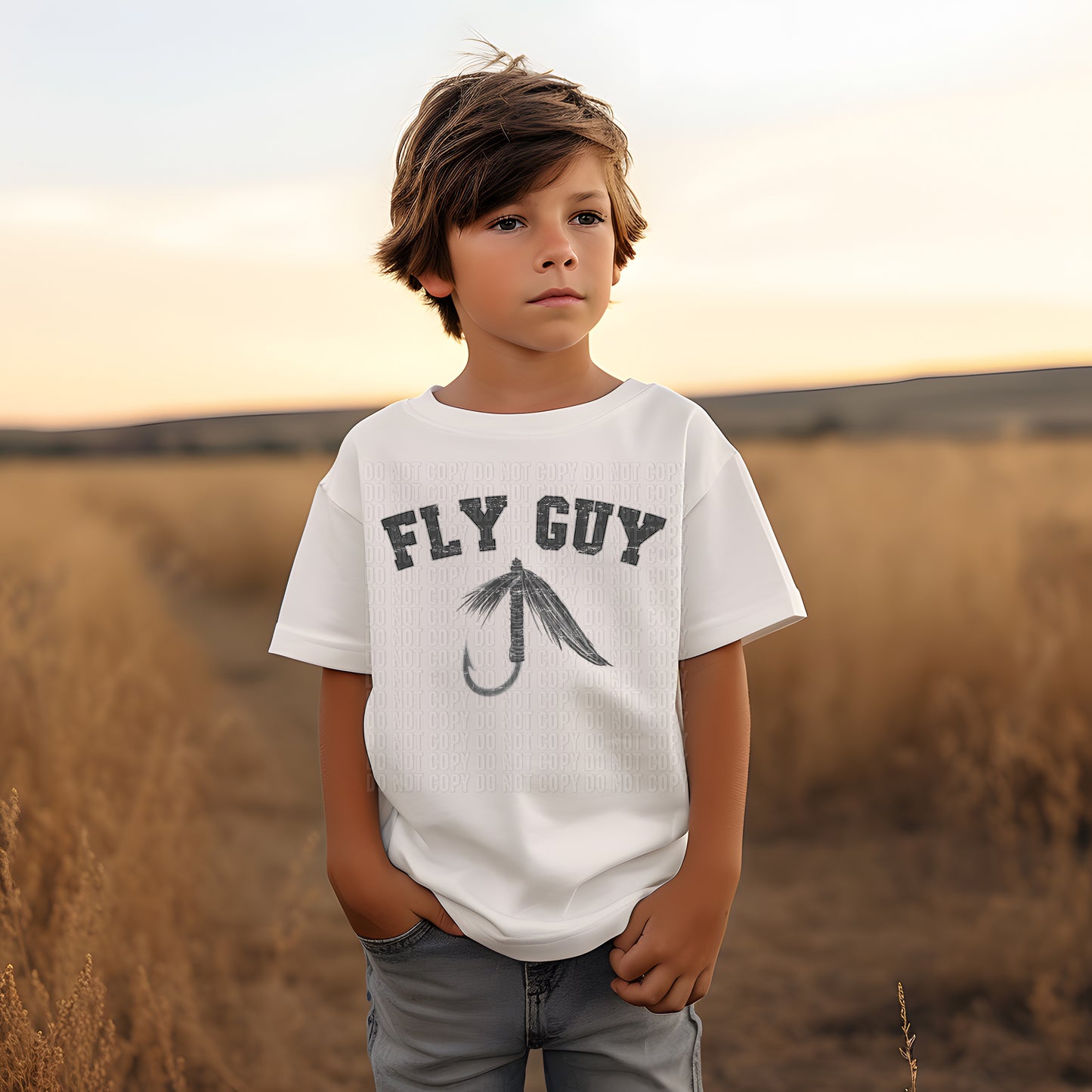 Fly Guy Fishing Lure DTF Transfer