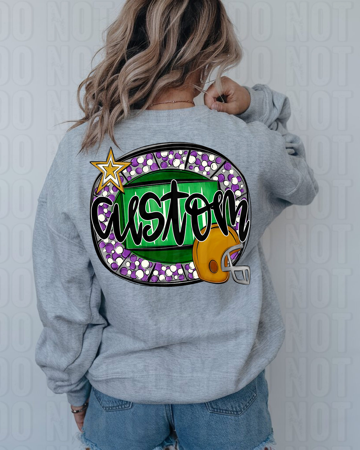 Football Stadium Master Custom Team/Name DTF Transfer