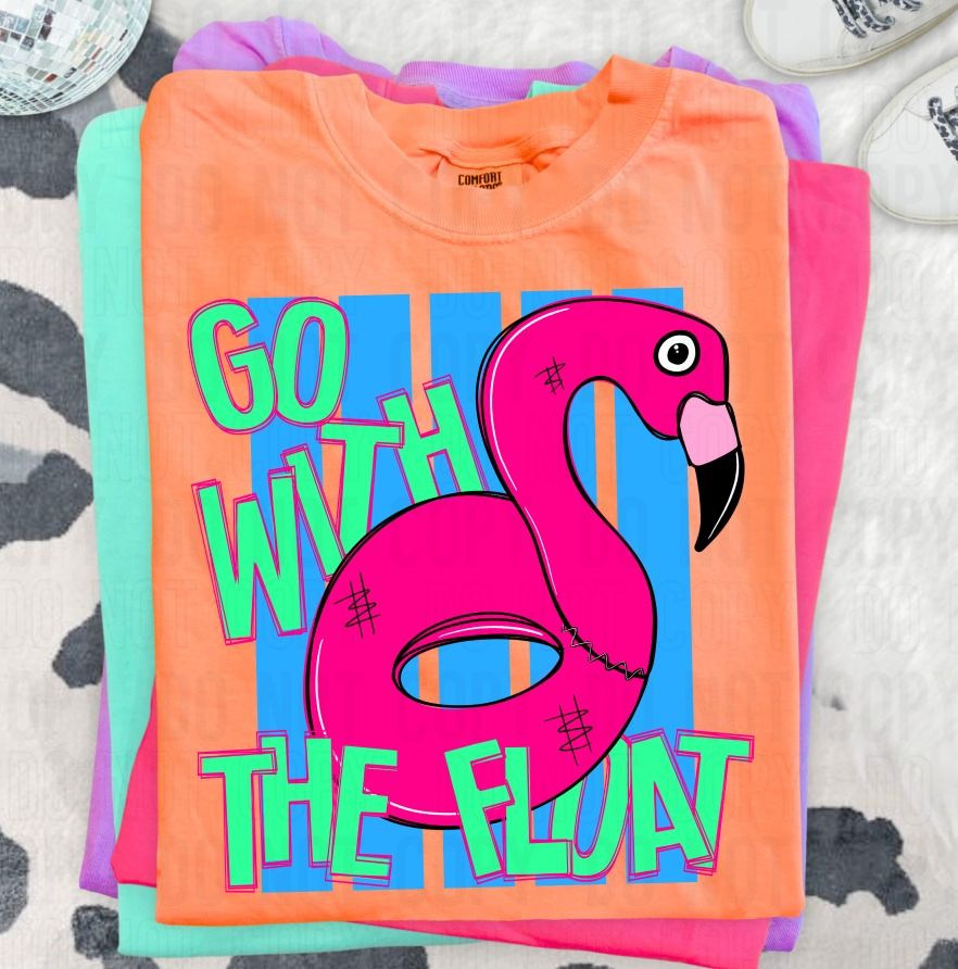 Go With The Float Stripes DTF Transfer