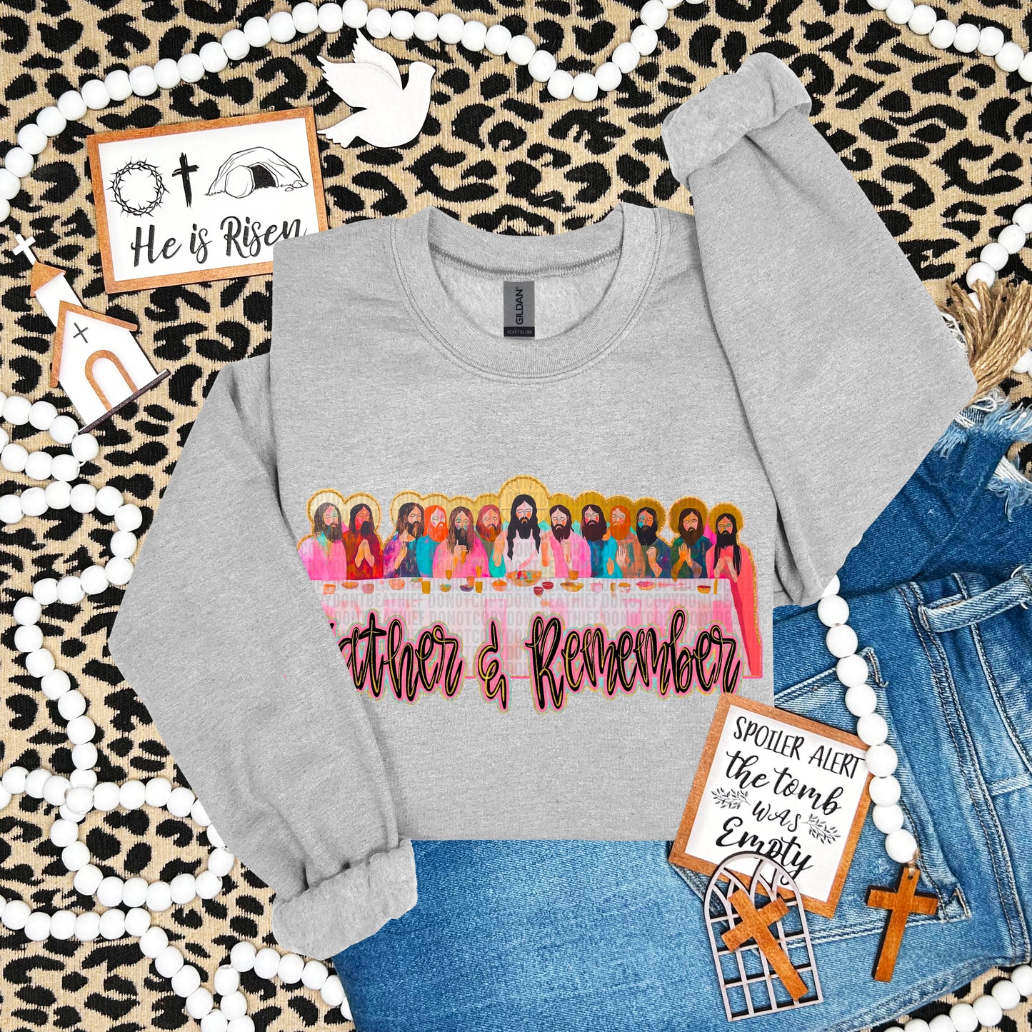 Gather & Remember DTF Transfer