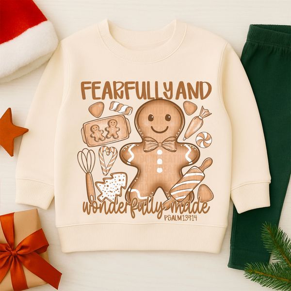 GingerBoy Fearfully And Wonderfully Made DTF Transfer