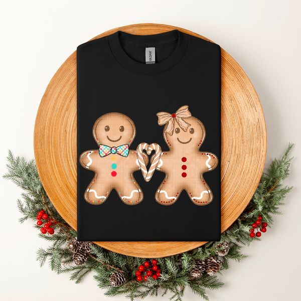 Gingerbread Couple DTF Transfer