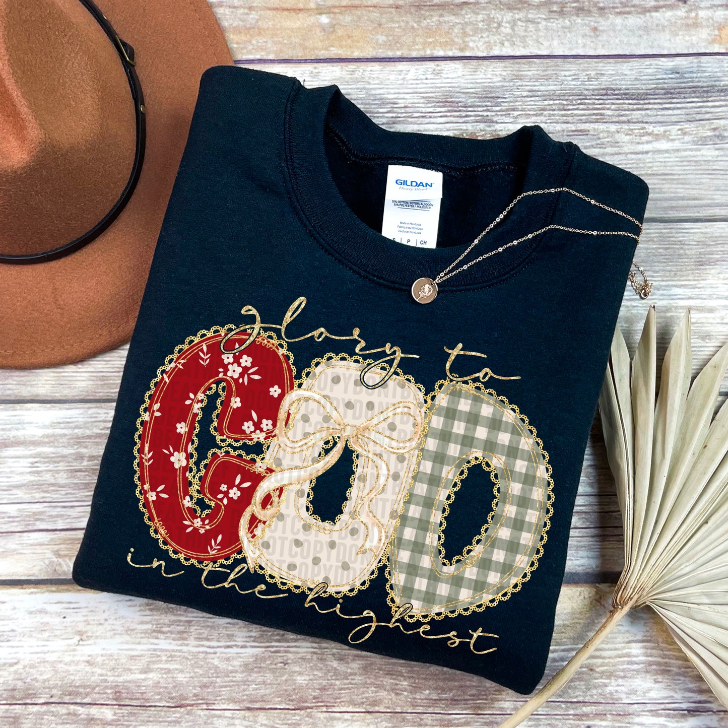 Glory To God DTF Transfer