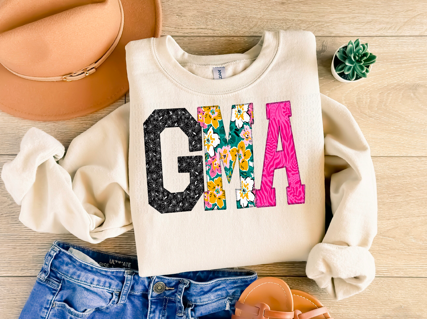 G Ma Overlock Bright DTF Transfer