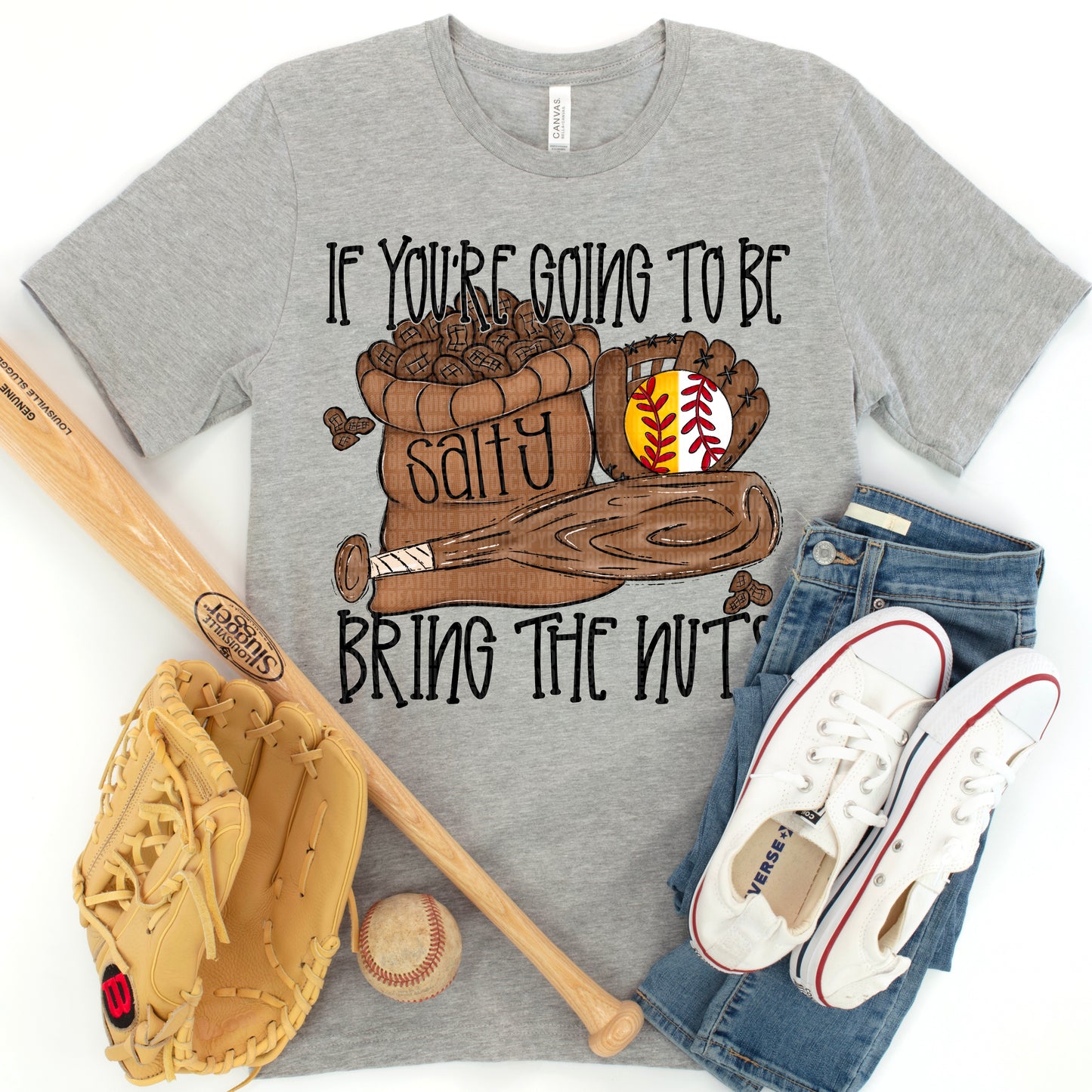 If You're Going To Be Salty Bring The Nuts Softball/Baseball DTF Transfer