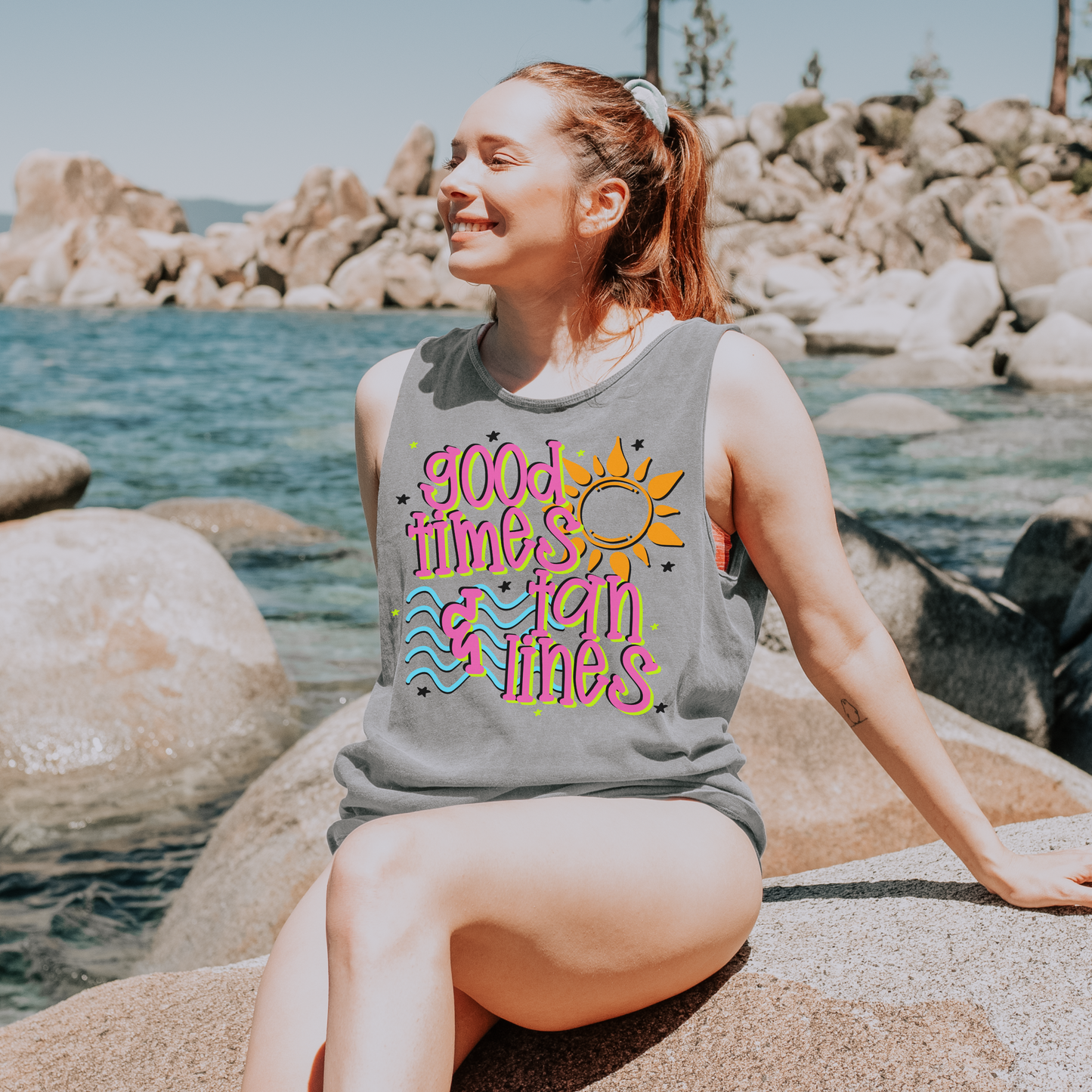 Good Times & Tan Lines DTF Transfer