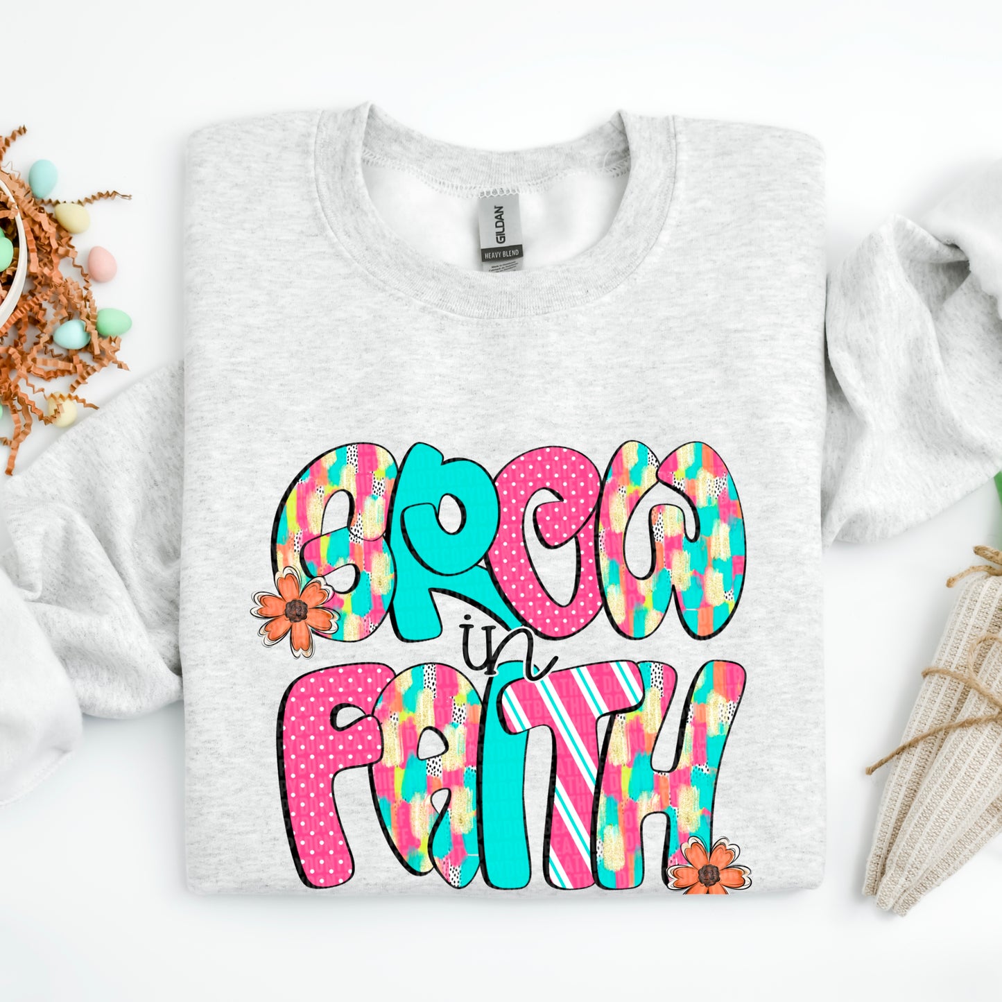Grow In Faith DTF Transfer