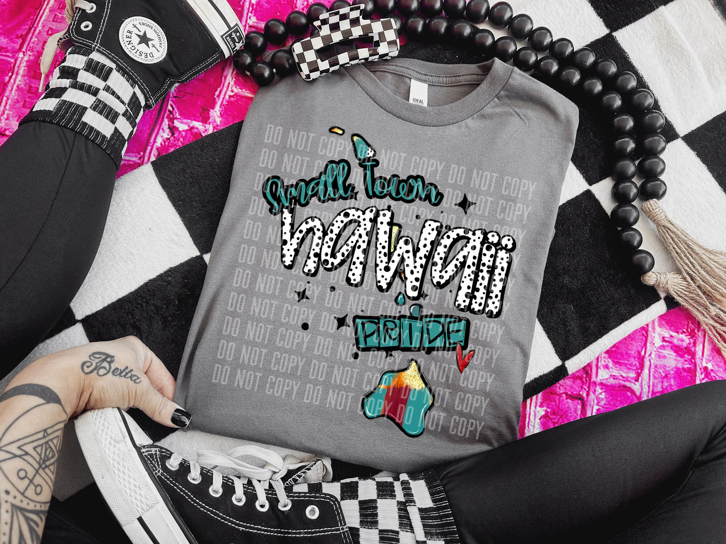 Hawaii Brushstroke State Pride DTF Transfer