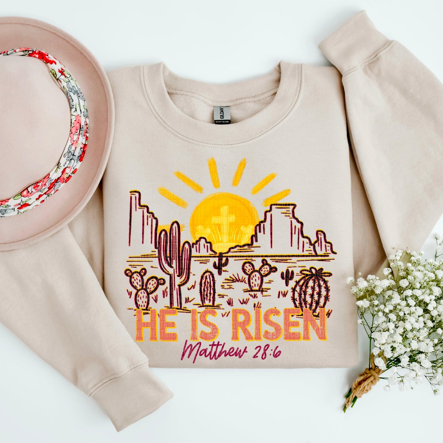 He Is Risen DTF Transfer