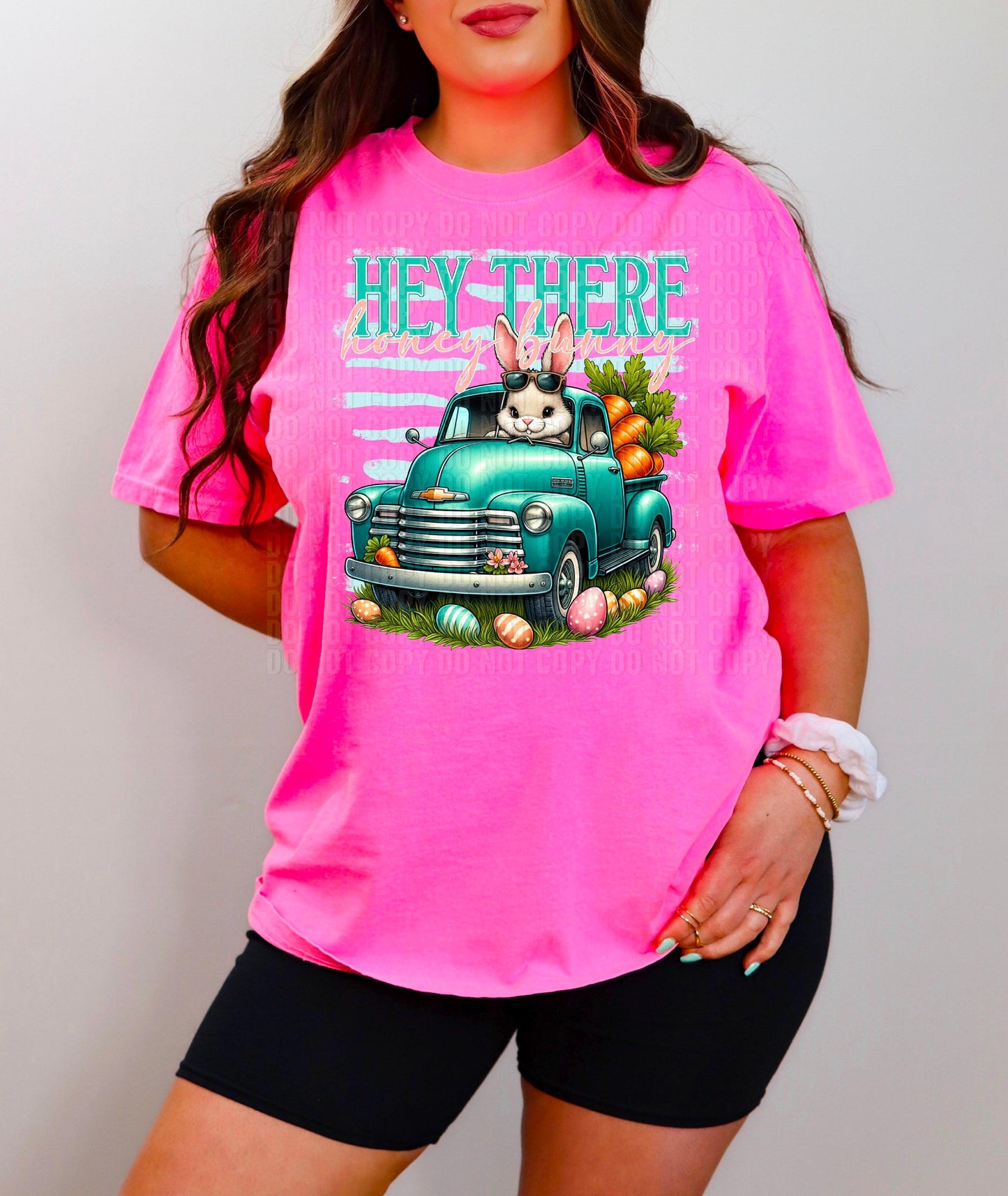 Hey There Honey Bunny DTF Transfer