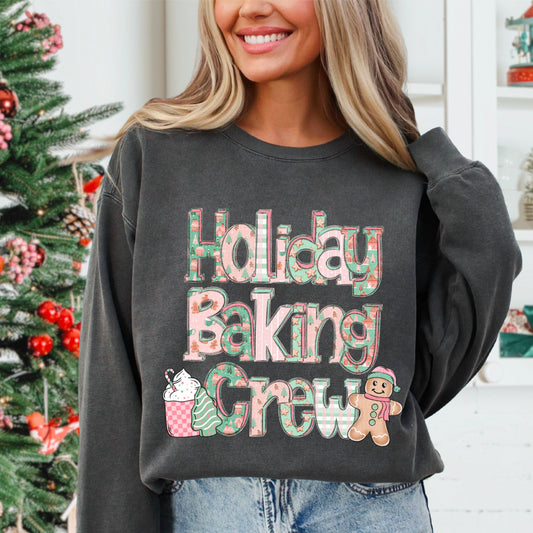 Holiday Baking Crew DTF Transfer