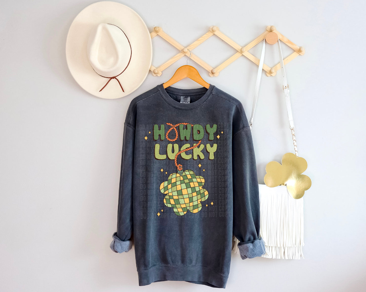 Howdy Lucky DTF Transfer