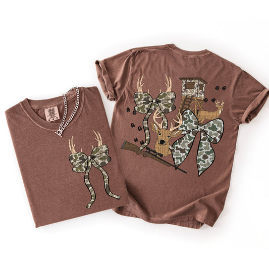 Deer Girly Rifle Front/Back DTF Transfer