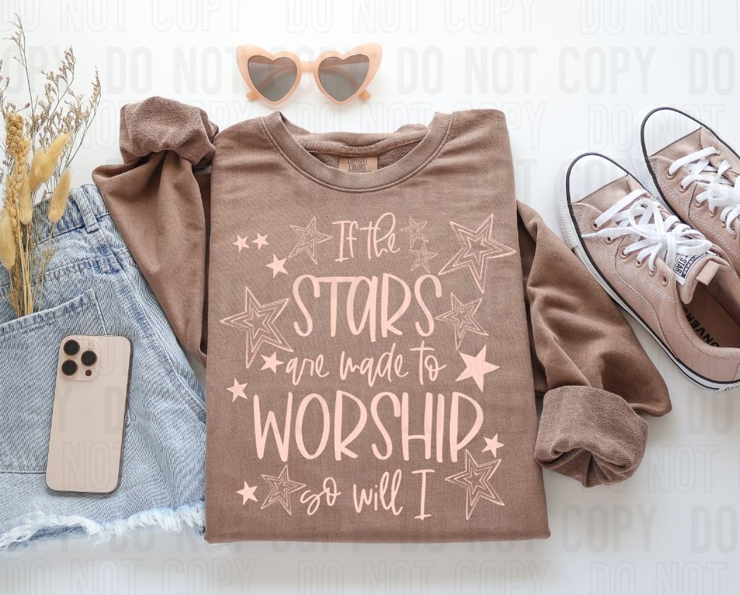 If The Stars Are Made Peachy Colored DTF Transfer