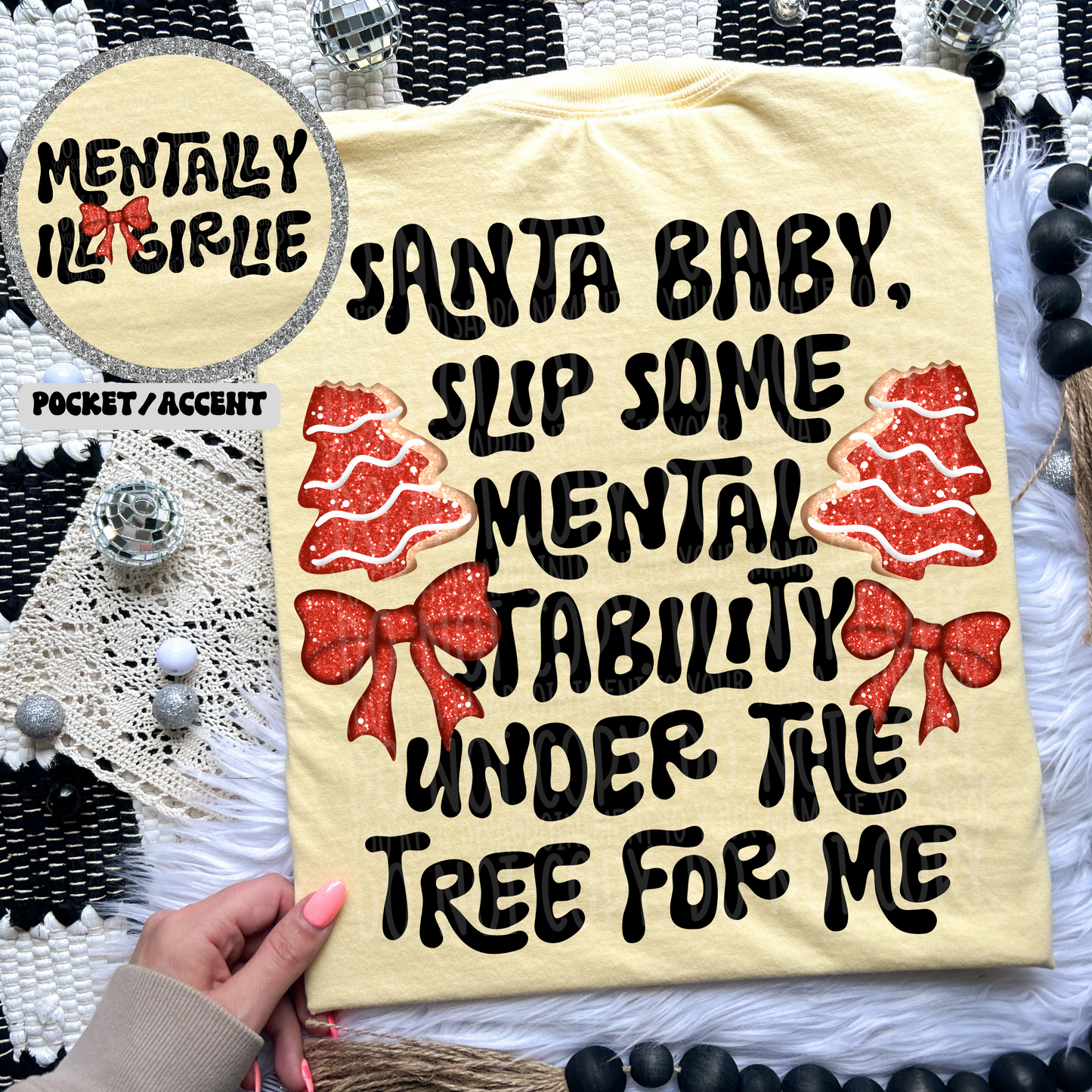 Mentally Ill Girlie Front/Back DTF Transfer