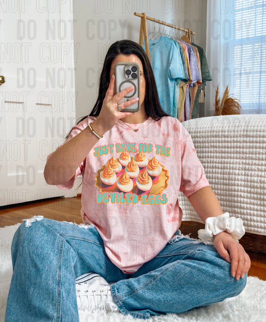 Just Here For The Deviled Eggs DTF Transfer