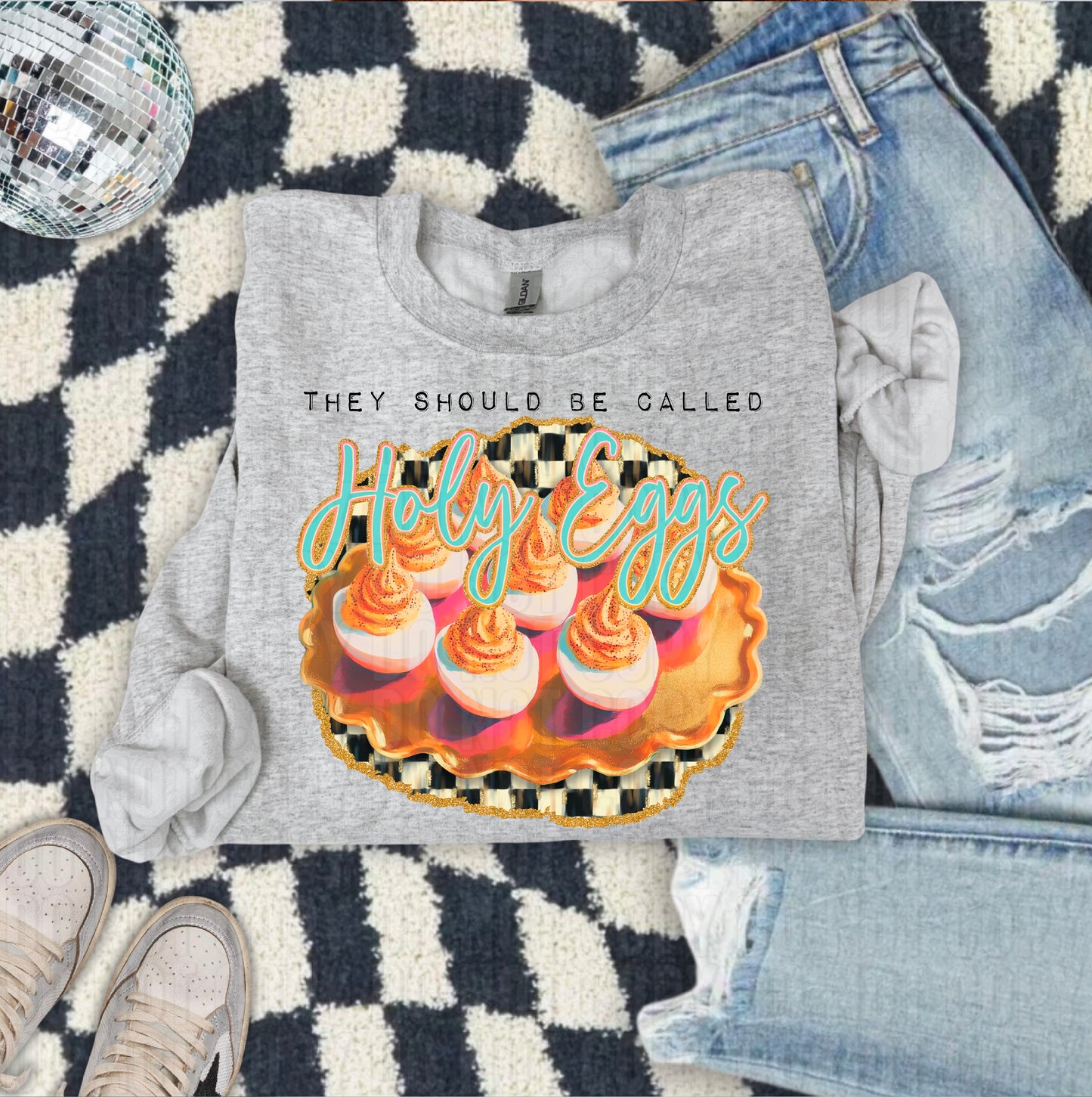 They Should Be Called Holy Eggs DTF Transfer