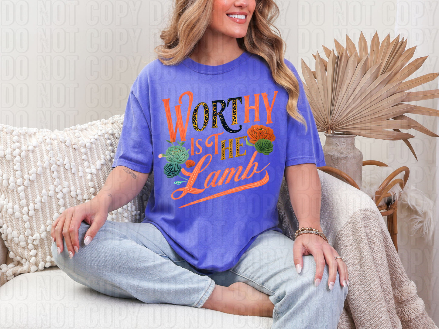 Worthy Is The Lamb DTF Transfer